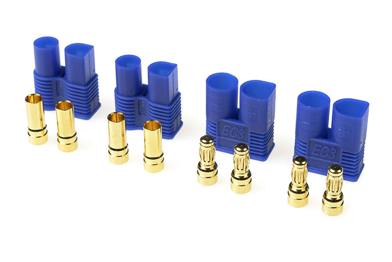 EC3 Goldkontakt Stecker und Buchse (2 Paar)