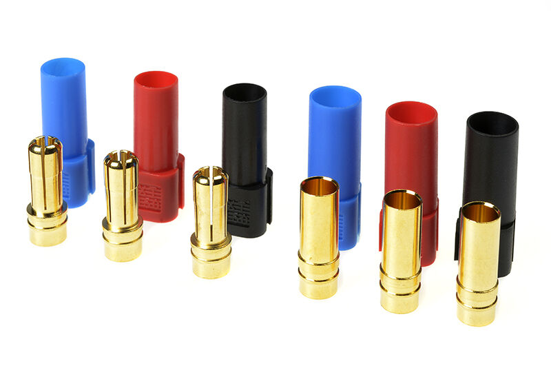 G-Force RC - Steckverbinder - XT-150 - Goldkontakten - Stecker + Buchse - 3 Farben - 3 pairs (GF-1055-001)
