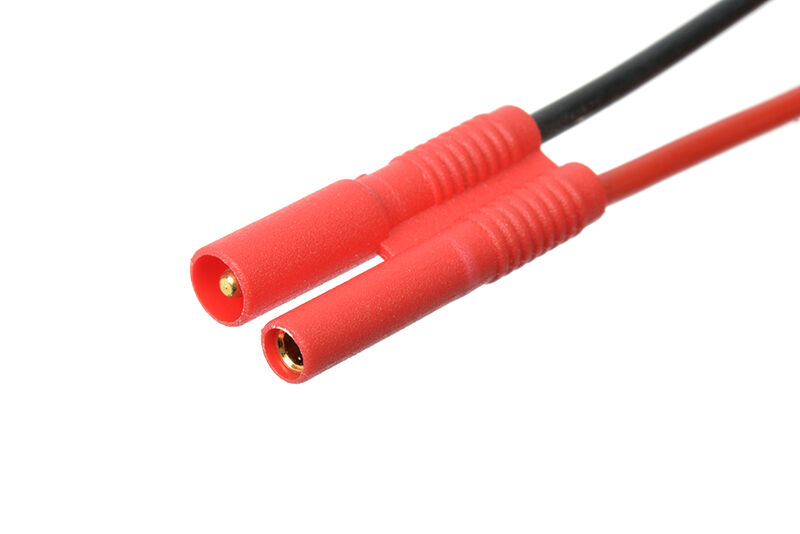 G-Force RC - Steckverbinder mit Kabel - 2.0mm - Goldkontakten - Stecker - 20AWG Silikon Kabel - 10cm - 1 St (GF-1060-002)