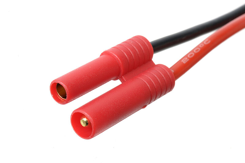 G-Force RC - Steckverbinder mit Kabel - 4.0mm - Goldkontakten - Buchse - 14AWG Silikon Kabel - 10cm - 1 St (GF-1062-003)