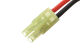G-Force RC - Steckverbinder mit Kabel - Mini Tamiya - Goldkontakten - Stecker - 14AWG Silikon Kabel - 10cm - 1 St (GF-1072-002)