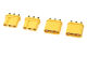 G-Force RC - Connector - MR-30PB 3-Polig - Goldkontakten - Stecker + Buchse - 2 Paare (GF-1087-001)