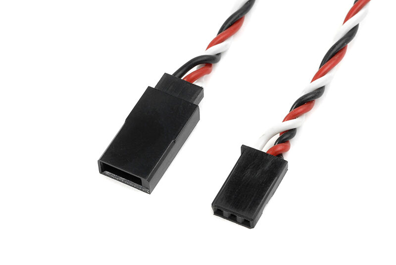 G-Force RC - Servo Verlängerungskabel - Verdrillt - Futaba - 22AWG / 60 Stränge - 45cm - 1 St (GF-1110-012)