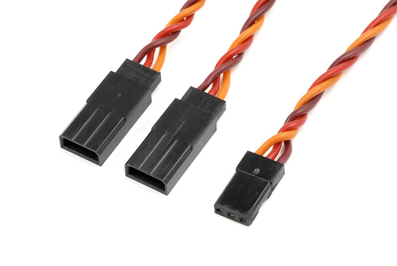 G-Force RC - Servo V-Kabel - Verdrilltes HD Silikon Kabel - JR/Hitec - 22AWG / 60 Stränge - 30cm - 1 St (GF-1121-021)