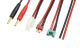G-Force RC - Ladekabel - Universal 4in1 - Tamiya, MPX, Deans, Free wire - 16 AWG Silikon Kabel - 1 pc (GF-1200-145)