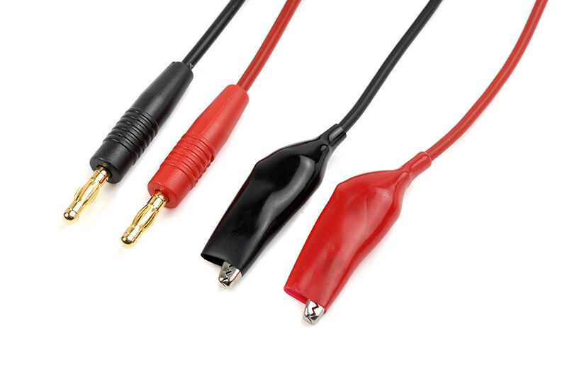 G-Force RC - Ladekabel - Accuklammern - 14AWG Silikon Kabel - 30cm - 1 pc (GF-1201-130)