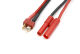 G-Force RC - Power Adapterkabel - Deans Buchse <=> 4mm Gold Connector - 14AWG Silikon Kabel - 1 St (GF-1300-070)