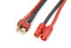 G-Force RC - Power Adapterkabel - Deans Buchse <=> 3.5mm Gold Connector - 14AWG Silikon Kabel - 1 St (GF-1300-072)