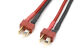 G-Force RC - Power Adapterkabel - Deans Buchse <=> Deans Buchse - 14AWG Silikon Kabel - 1 St (GF-1300-076)