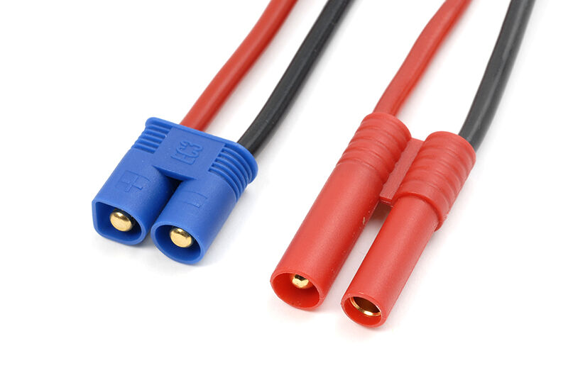G-Force RC - Power Adapterkabel - EC-3 Stecker <=> 4mm Gold Connector - 14AWG Silikon Kabel - 1 St (GF-1300-101)