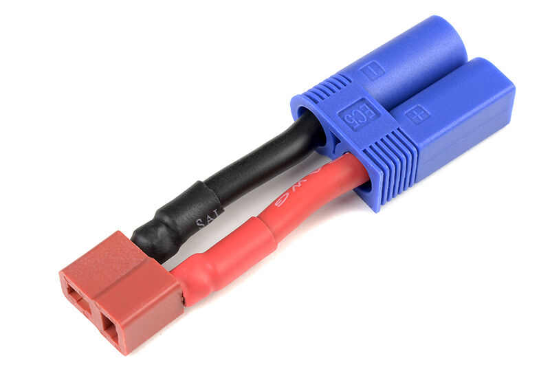G-Force RC - Power Adapterkabel - Deans Stecker <=> EC-5 Stecker - 12AWG Silikon Kabel - 1 St (GF-1301-091)
