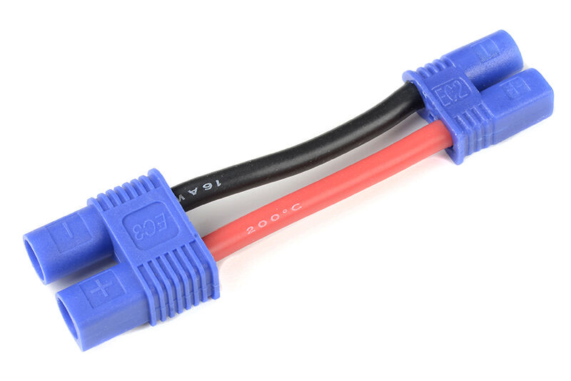 G-Force RC - Power Adapterkabel - EC-2 Stecker <=> EC-3 Buchse - 14AWG Silikon Kabel - 1 St (GF-1301-096)