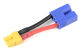 G-Force RC - Power Adapterkabel - EC-3 Stecker <=> XT-30 Buchse - 14AWG Silikon Kabel - 1 St (GF-1301-105)
