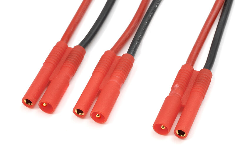 G-Force RC - Power V-Kabel - Parallel - 2mm Gold Stecker - 20AWG Silikon Kabel - 12cm - 1 St (GF-1320-111)
