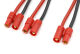 G-Force RC - Power V-Kabel - Parallel - 3.5mm Gold Stecker - 14AWG Silikon Kabel - 12cm - 1 St (GF-1320-116)