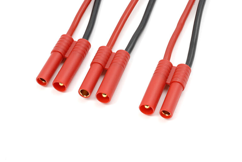 G-Force RC - Power V-Kabel - Parallel - 4.0mm Gold Stecker - 14AWG Silikon Kabel - 12cm - 1 St (GF-1320-121)