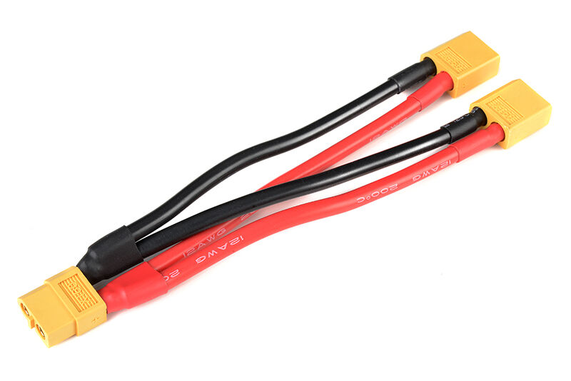 G-Force RC - Power V-Kabel - Parallel - XT-60 - 12AWG Silikon Kabel - 12cm - 1 St (GF-1321-016)
