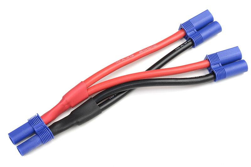 G-Force RC - Power V-Kabel - Parallel - EC-5 - 10AWG Silikon Kabel - 12cm - 1 St (GF-1321-161)