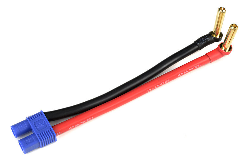 G-Force RC - Adapterkabel - Bullit 4mm Gold > EC-3 Stecker - 12cm - 1 pc (GF-1325-100)