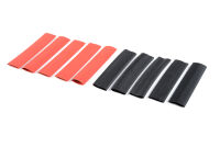 G-Force RC - Schrumpfschlauch 9.5mm - Rot + Schwarz  - 10...