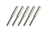 Löthülsen M2 Gewinde Bohrung 1.2mm (5 Stück)
