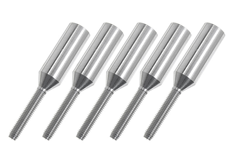 G-Force RC - Aluminium Hülsen - M3 - Kohlefaserstäbe 6mm - 5 St (GF-2103-011)