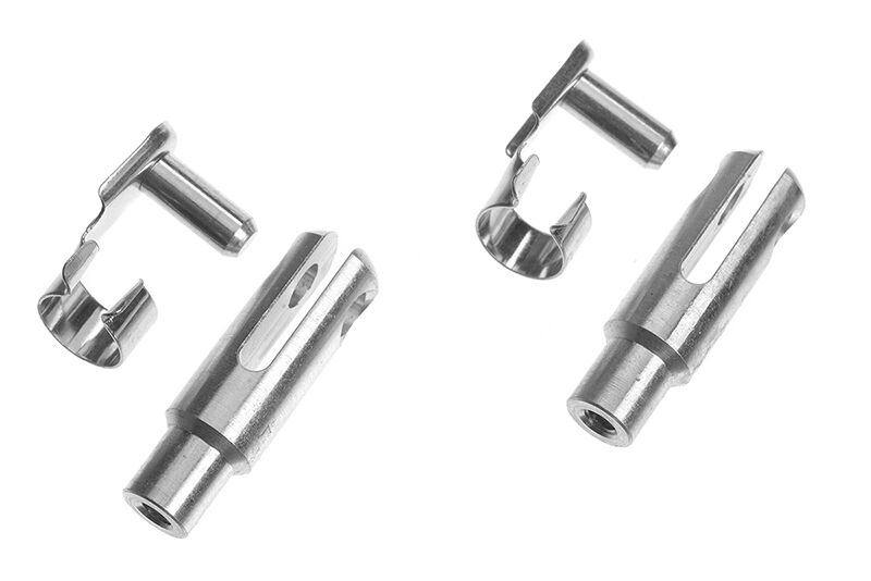G-Force RC - Heavy Duty Aluminium Clevis - Spring clip bolt - M3 (2 pieces)