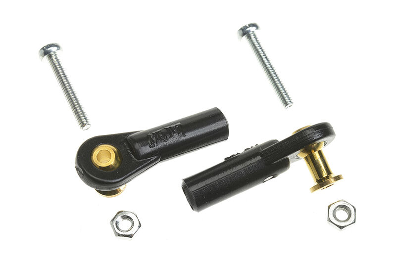 G-Force RC - Kugelgelenk Nylon - M2.5 - Mittel - M2,5 Lange Gelenkkugel - 2 St (GF-2143-003)