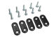 G-Force RC - Kunststoff Fahrwerkshalter - Gross - 5 St (GF-2161-003)