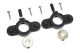 G-Force RC - Kunststoff Radverkleidungshalter - Welle 5mm - 2 St (GF-2165-004)