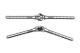 Aluminium Stift-Scharniere 3x50mm abmontierbar (2 Stück)