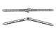 G-Force RC - Aluminum pin hinges - 4.5x70mm demountable (2 pieces)