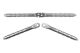 G-Force RC - Aluminium Stift-Scharniere - Du. 4.5x70mm - Stahldraht befestigung - 2 St (GF-2179-013)