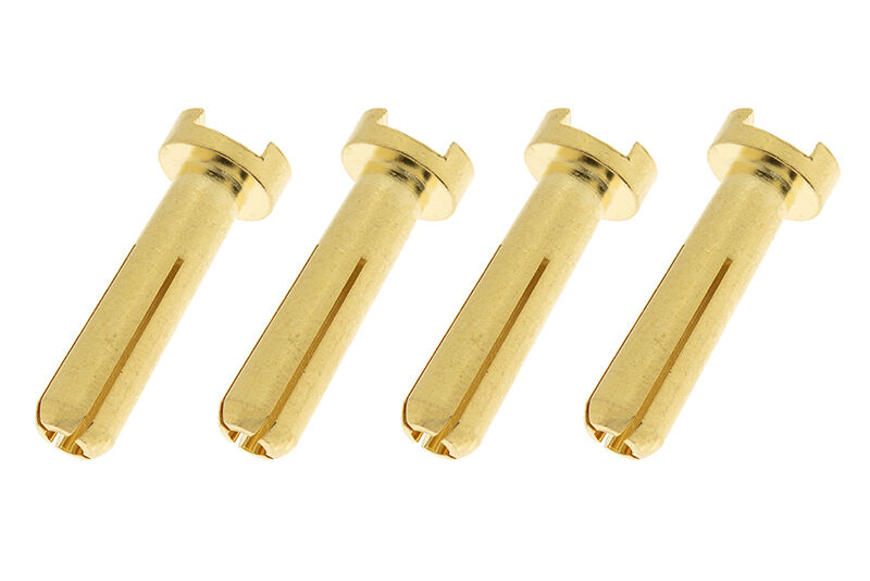 G-Force RC - Connector - 4.0mm - Gold contacts 90 Deg - Plug - (4 pieces)
