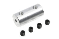 Alu Kupplung - Welle 2/2mm - AD 9mm