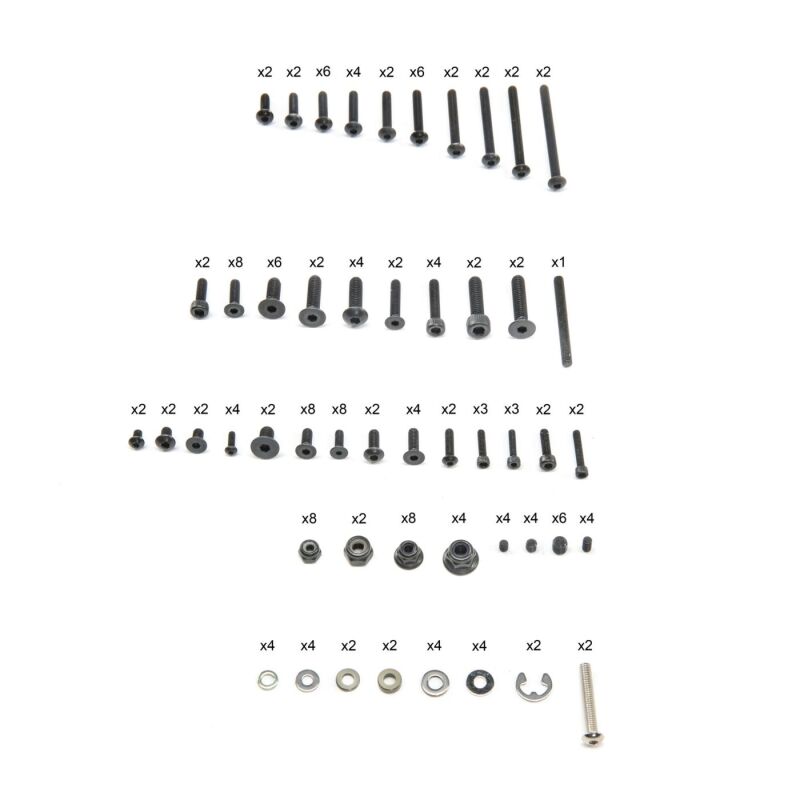Horizon Hobby - 8X Screw/Nut Assortment Box (TLR345000)