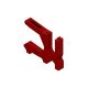 Horizon Hobby - Sliding Motor Mount Red (ARA320468)