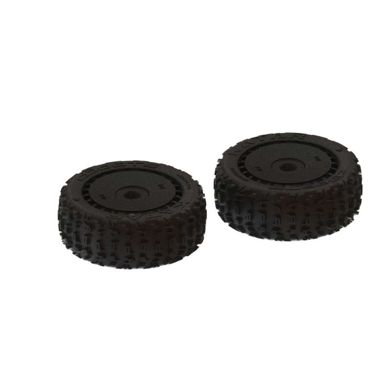 Horizon Hobby - dBoots Katar B 6S Tire Set Black - Pair (ARA550058)