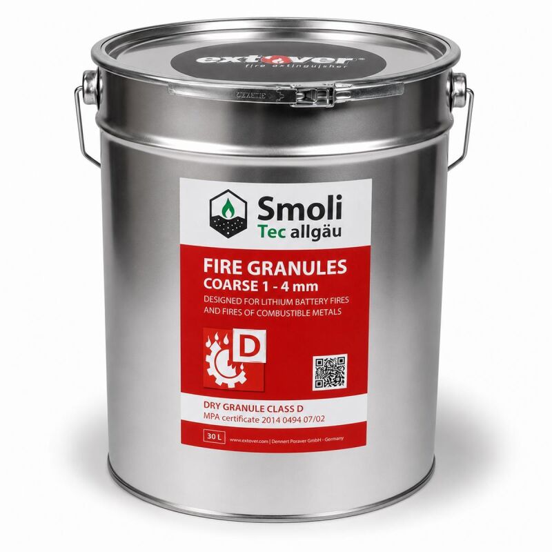 10l Extover® coarse bucket fire extinguishing granulate