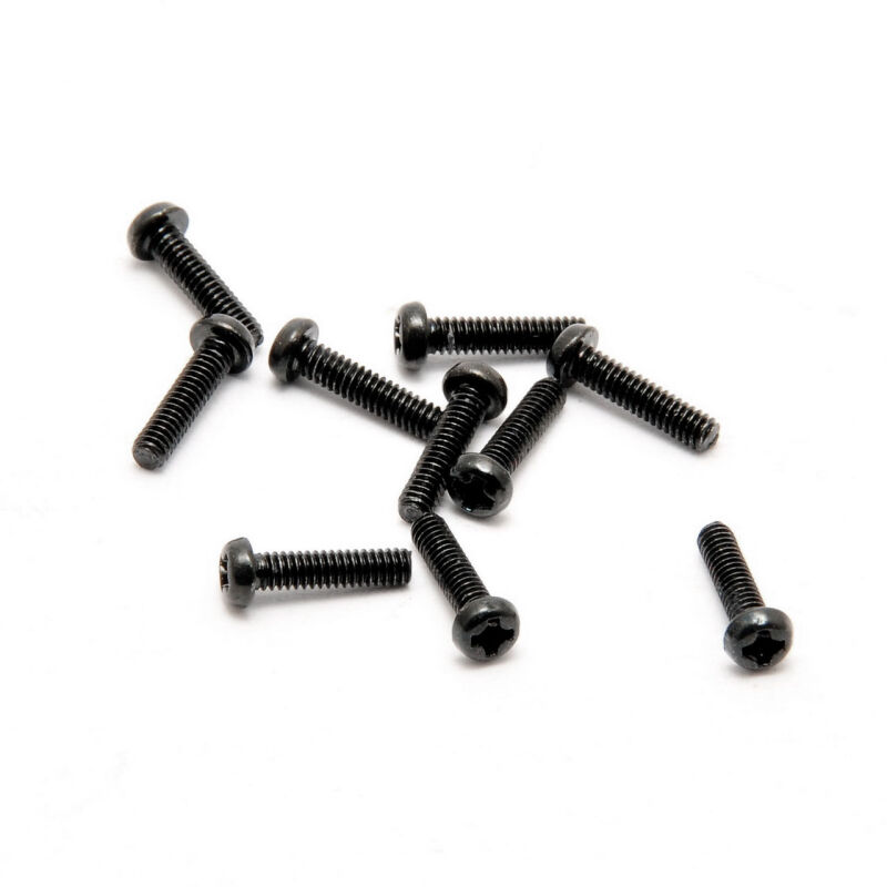 Robitronic - Schraube Linsenkopf Kreuzschlitz M2x8 (10 Stk.) (H33208)