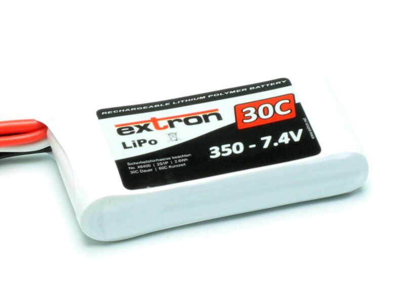 LiPo X2 350mAh 2S 7,4V BEC - 30C