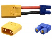 Adapter XT90 Buchse auf EC3 Stecker