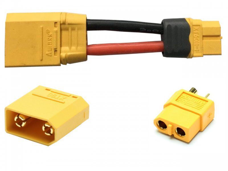 Adapter XT90 Stecker auf XT60 Buchse