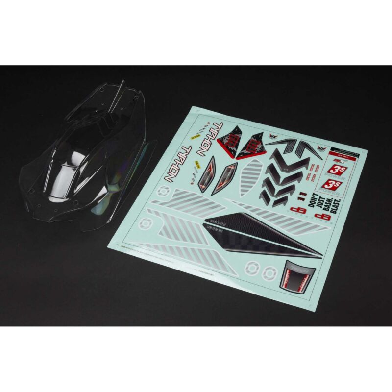 Horizon Hobby - Typhon 4x4 Clear Body with Decals (ARA402270)