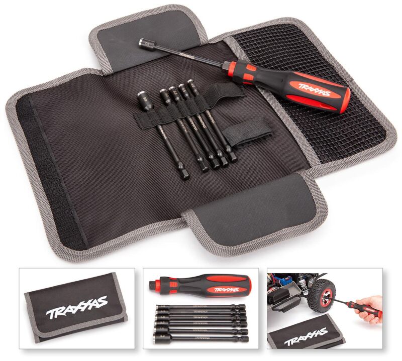 Traxxas - Speed-Bit - Master-Set Nußdreher 6-teilig 1/4Zoll mit Griff