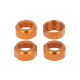 CEN-Racing - Shock Cap (Orange Anodized) 4pcs (CQ0108)