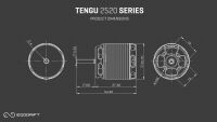 Egodrift - Tengu 2520HS 1880kV Motor (ED11783)