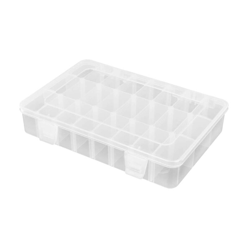 Robitronic - Sortierkasten 24 Fächer variabel 202x137x40mm (R14034)