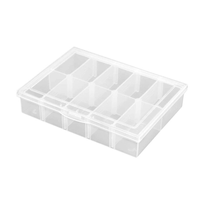 Robitronic - Sortierkasten 10 Fächer variabel 134x100x29mm (R14032)