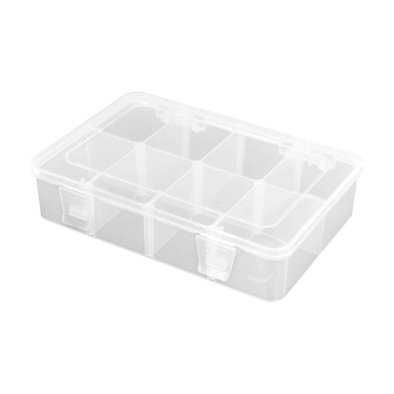 Robitronic - Sortierkasten 8 Fächer variabel 187x126x43mm (R14035)
